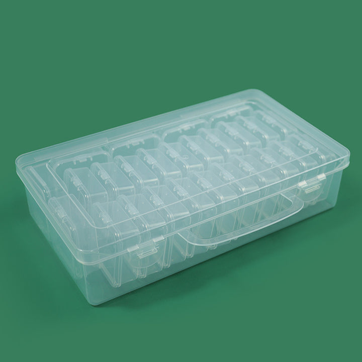 Klarer Mehrfach-Compartment Aufbewahrungsbox Karnz