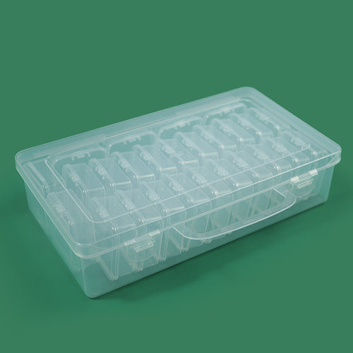 Klarer Mehrfach-Compartment Aufbewahrungsbox Karnz