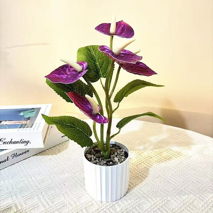 Künstliche Orchideenpflanzenarrangement 1790480743 Wohnkultur