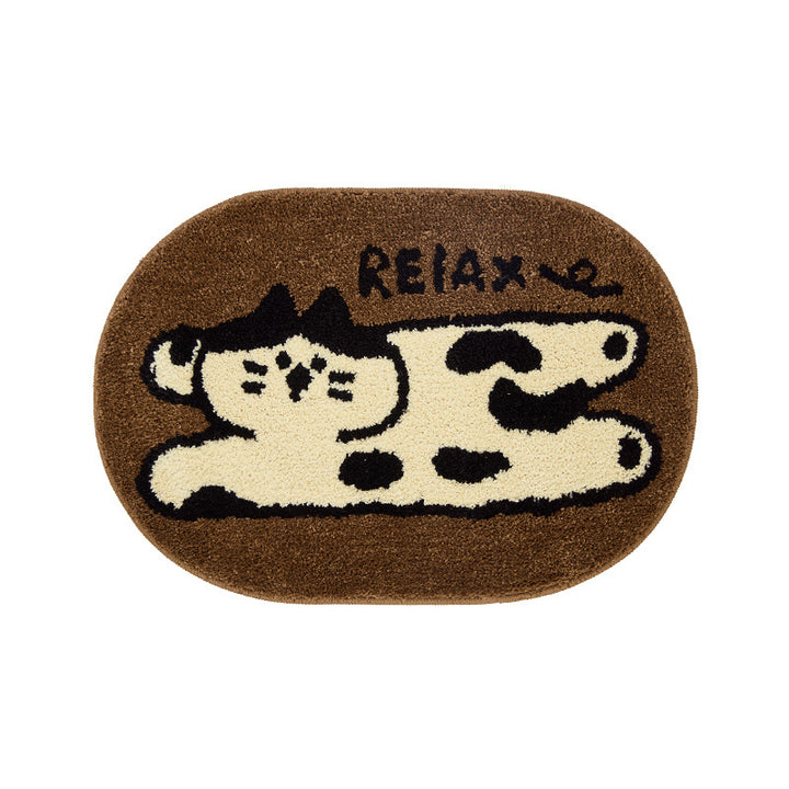 Plüsch Katzen-Themen Teppich
