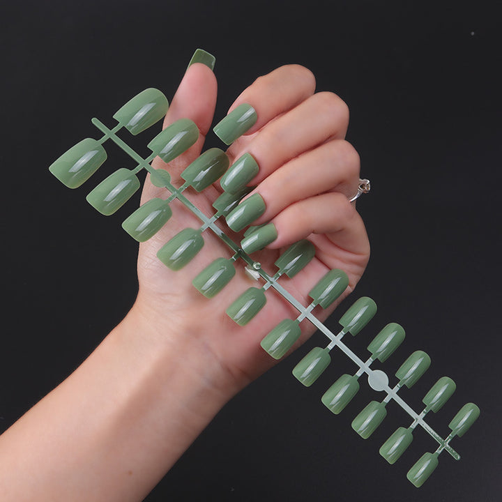 Natürliche glänzende Press-On-Nagelspitzen Karnz