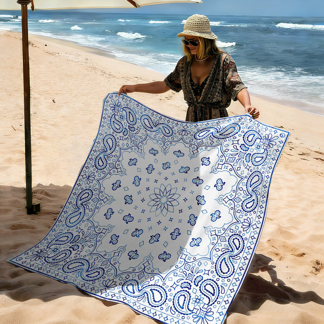 Mandala Design Strandmatte Karnz
