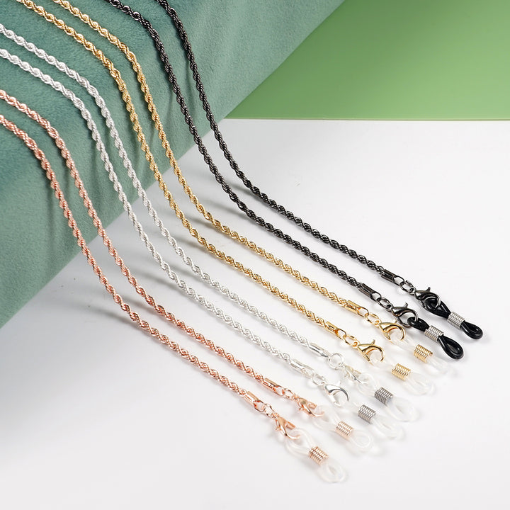 Gedrehte Kabel Brillenhalter Kette Karnz