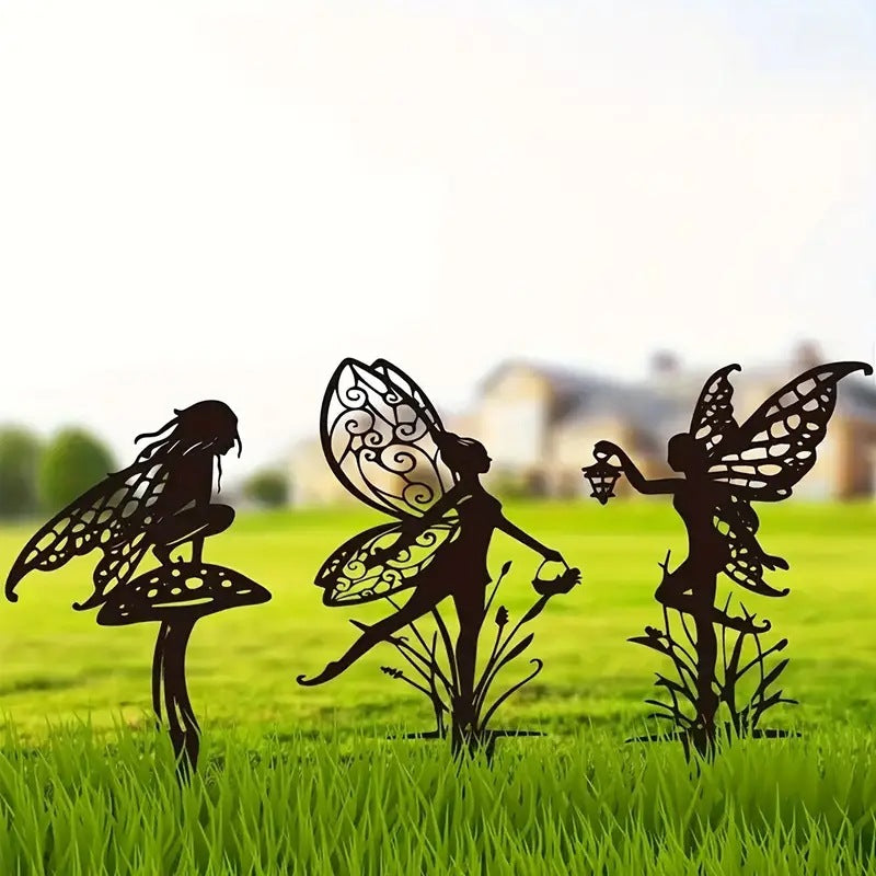 Gartenstecker mit Feenmotiv Karnz