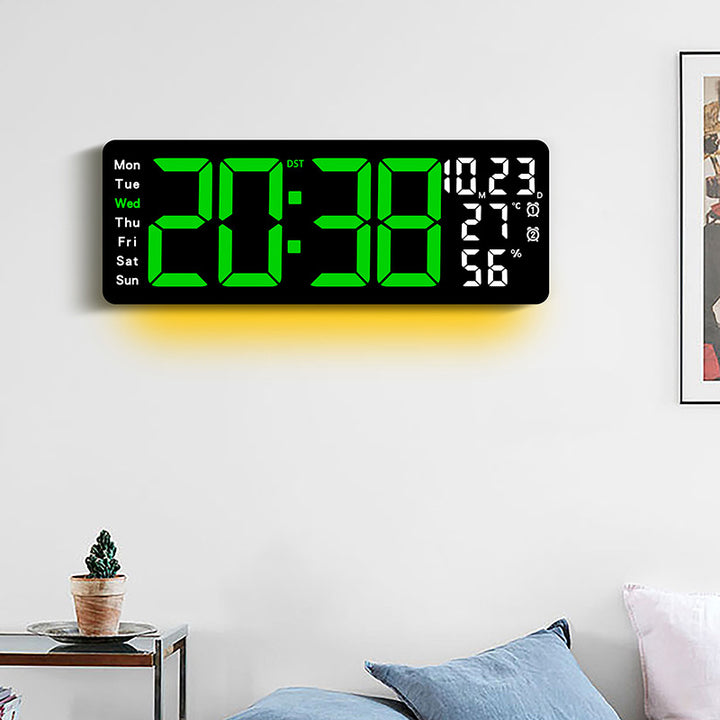 Digitaler Multifunktionswecker mit farbiger LED-Anzeige Karnz