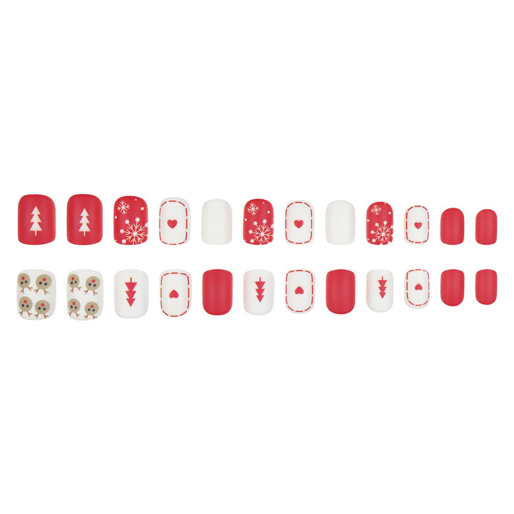 Festliches, urlaubsテーマ Press-On Nagelkunstset Karnz