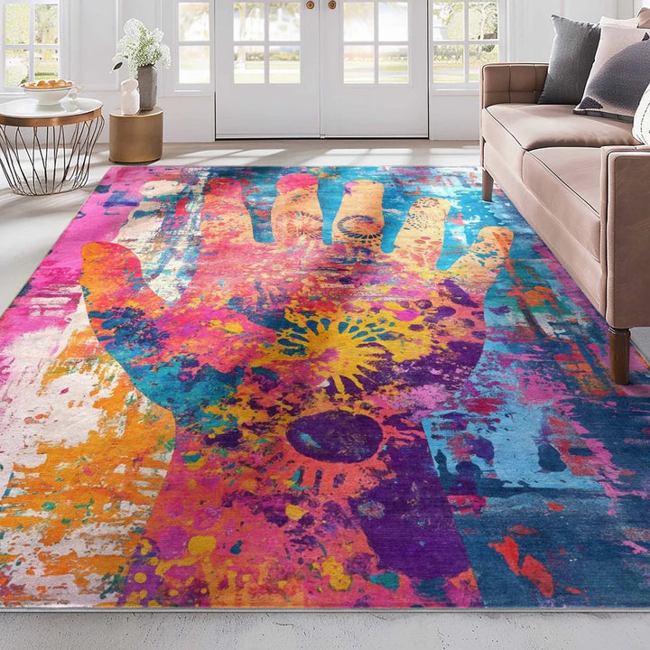 Geometrischer abstrakter Teppich