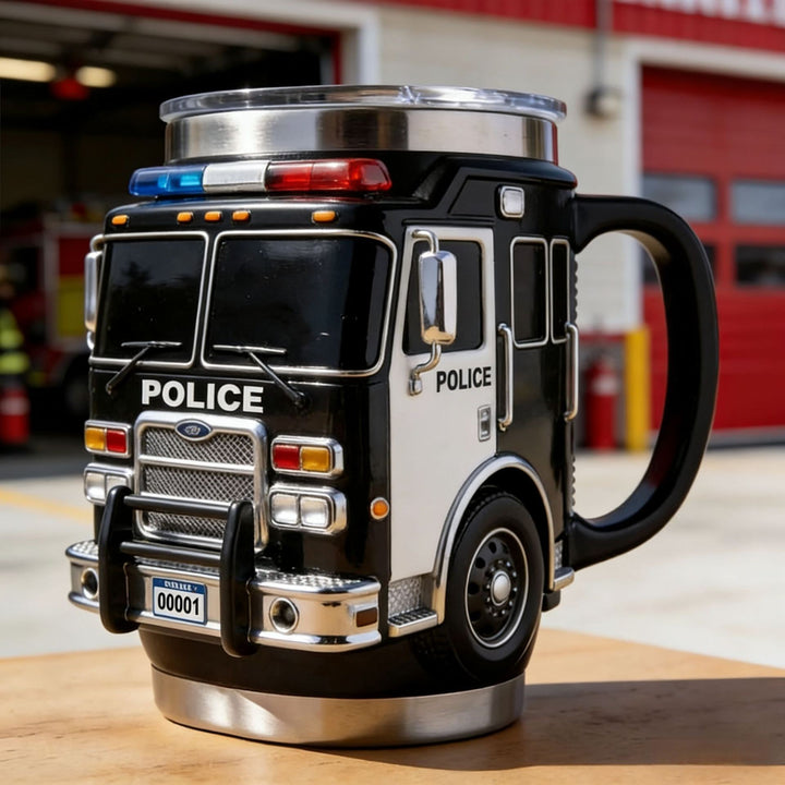 Rettungswagen-Themen Kaffeetasse Karnz