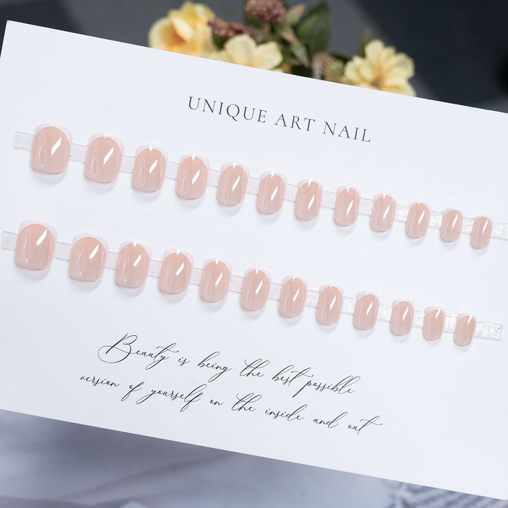 Elegantes französisches Spitzen-Acryl-Nageldesign