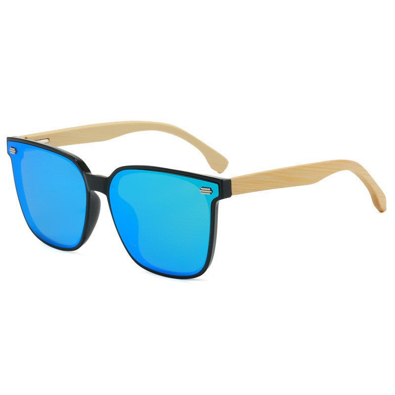 Damen Modische Sonnenbrille mit Bambusbügeln und polarisierten Gläsern Karnz