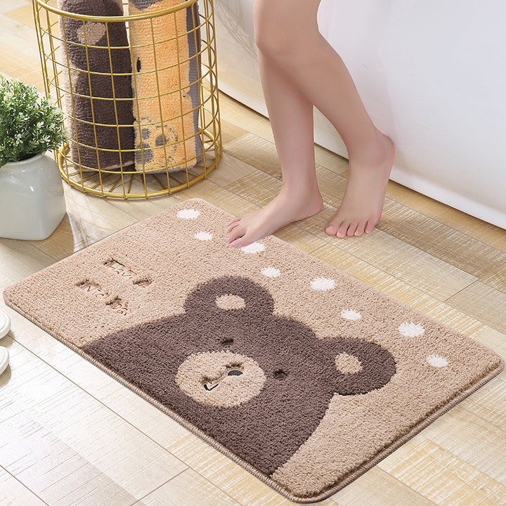 Badematte für das Badezimmer drinnen