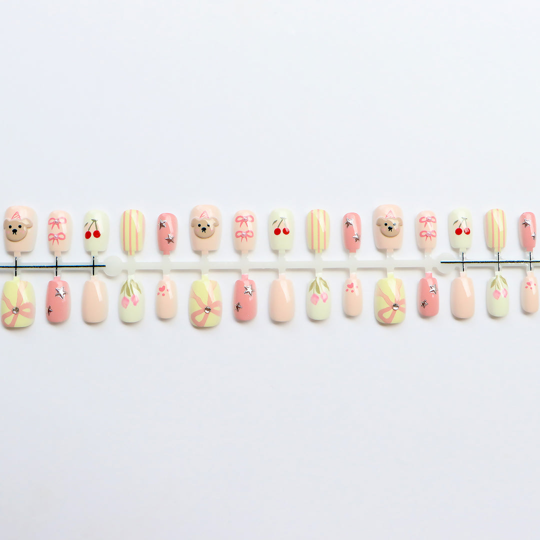 Süßes thema Nagelkunst Set Karnz