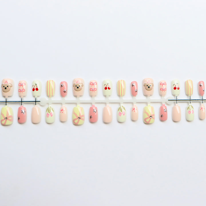 Süßes thema Nagelkunst Set Karnz