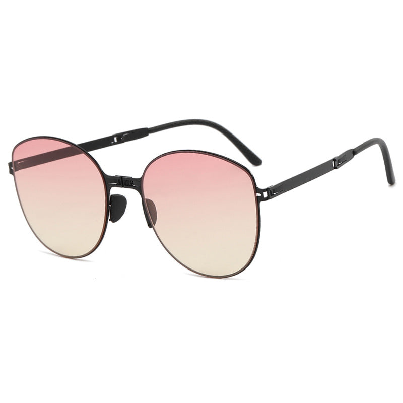 Damen trendige Oversized Sonnenbrille im futuristischen Design Karnz