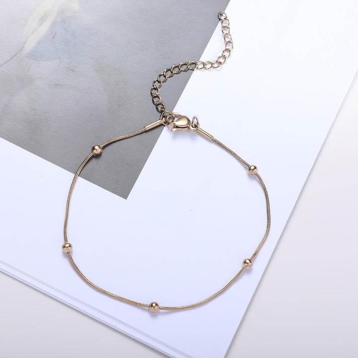 Verstellbares Perlenkette Armband Karnz