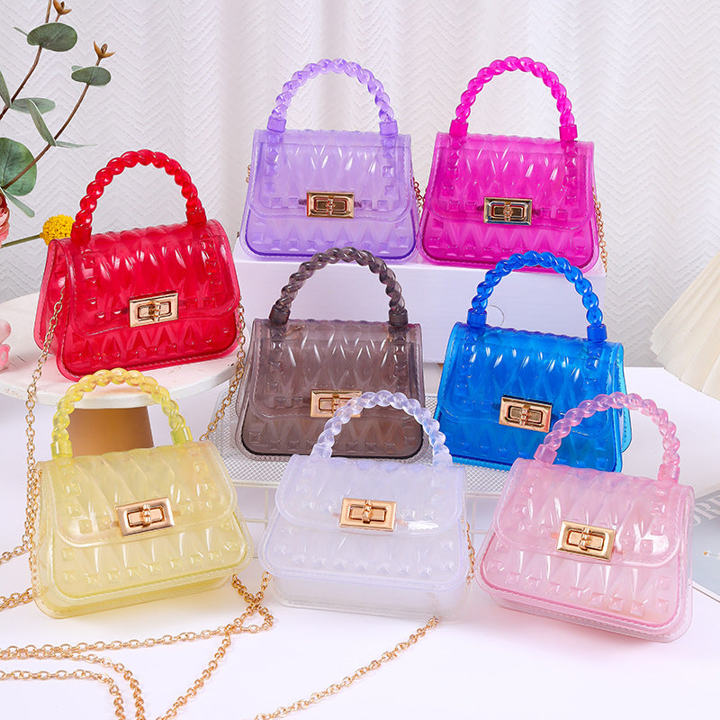 Damen Designer Handtasche mit strukturiertem Kunststoffgewebe Karnz