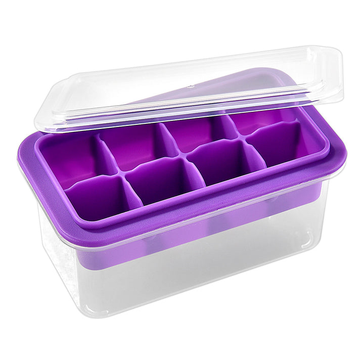 Silikon-Eiswürfelform mit Praktischem Deckel Karnz