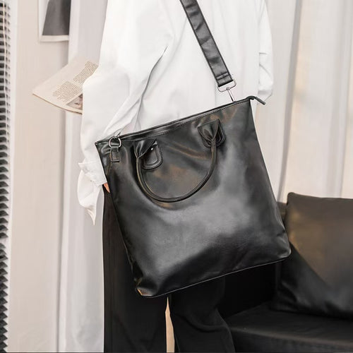 Klassische Leder Tragetasche