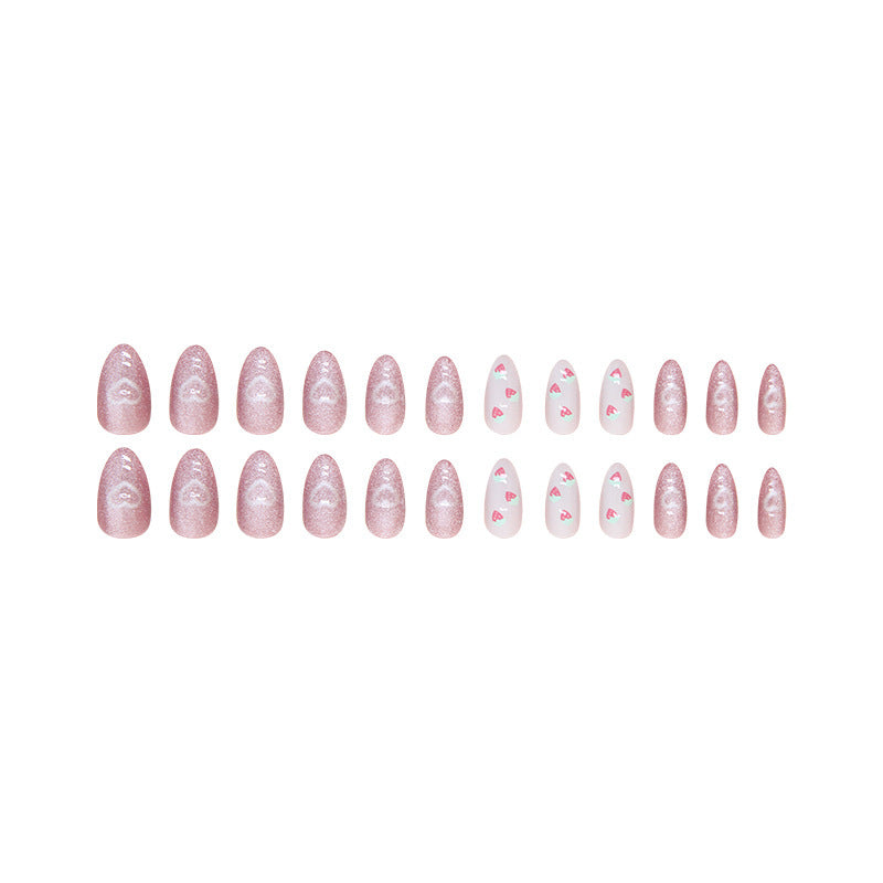 Erdbeer Floral Nagelkunst Set Karnz