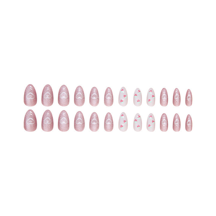 Erdbeer Floral Nagelkunst Set Karnz