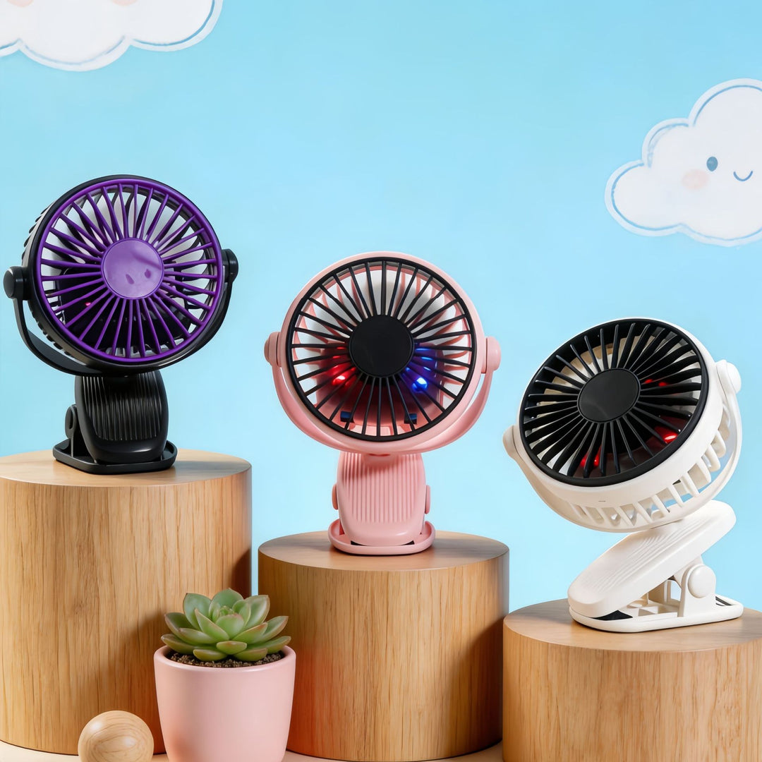 Unisex Tragbarer USB Tischventilator mit flexiblem Neigungswinkel Karnz