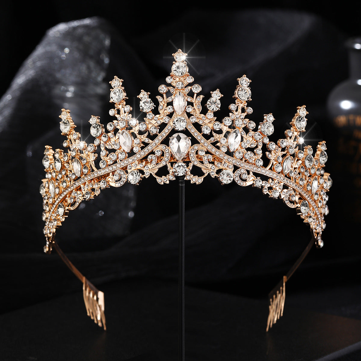 Damen Verzierte Tiara Karnz
