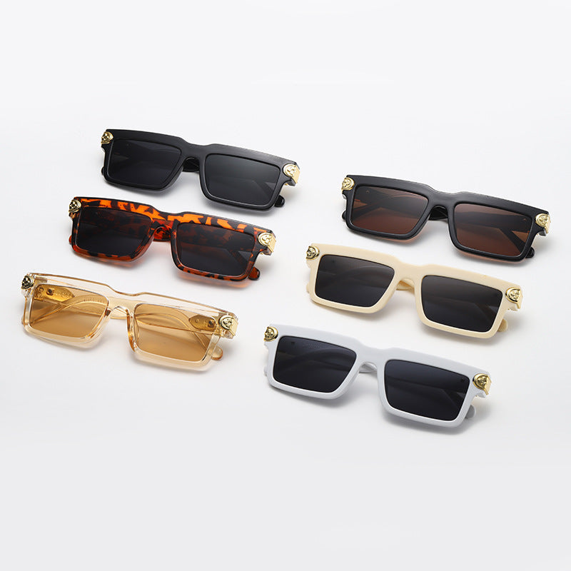 Damen modische Sonnenbrille im innovativen Quadratdesign Karnz