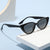 Damen modische Cat-Eye Sonnenbrille mit UV-Schutz und edlem Rahmen Karnz