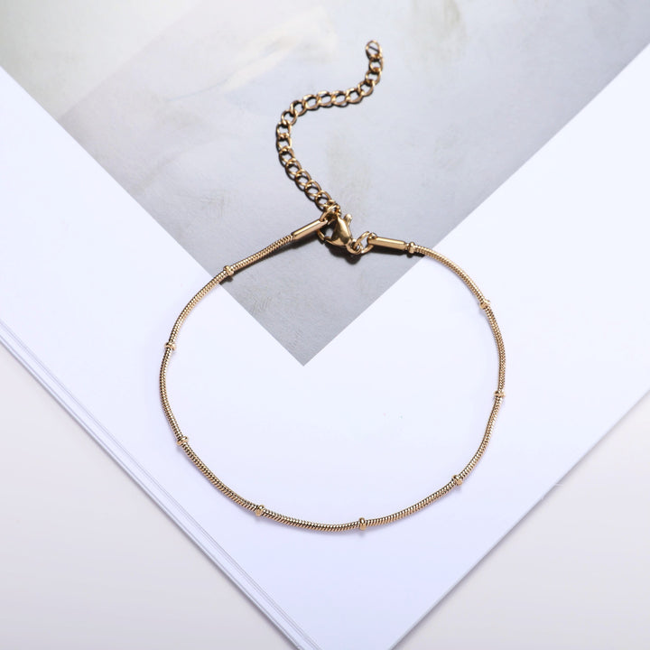 Verstellbares Perlenkette Armband Karnz