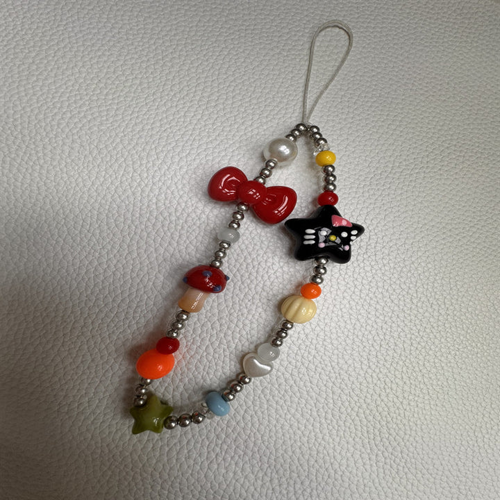 Verspielt Perlen Charme Brillenhalter Karnz
