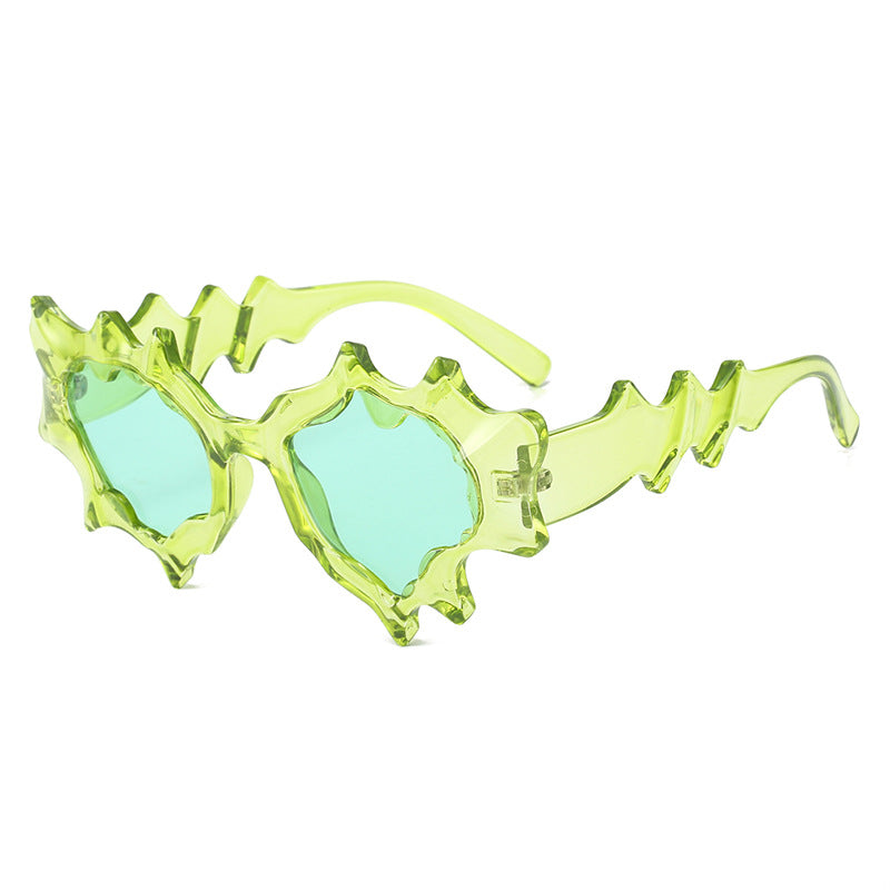 Damen auffällige künstlerische Sonnenbrille Karnz