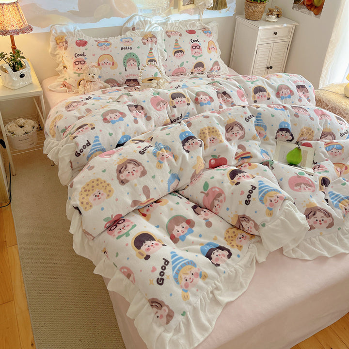 Gemütliche Plüschdecke