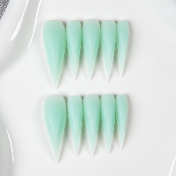 Stiletto Press-On Nail Set mit glänzender Oberfläche  1791255100