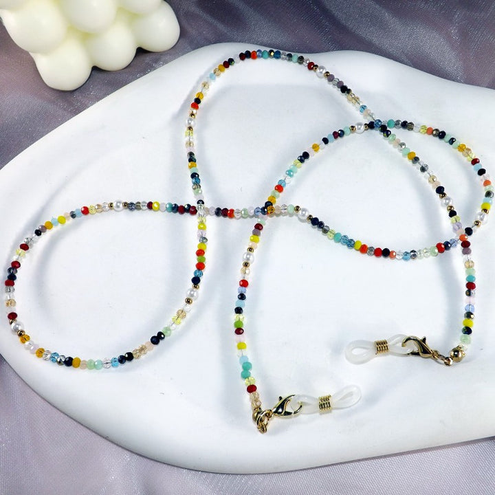 Verspielte Bead-Brillenkette Karnz
