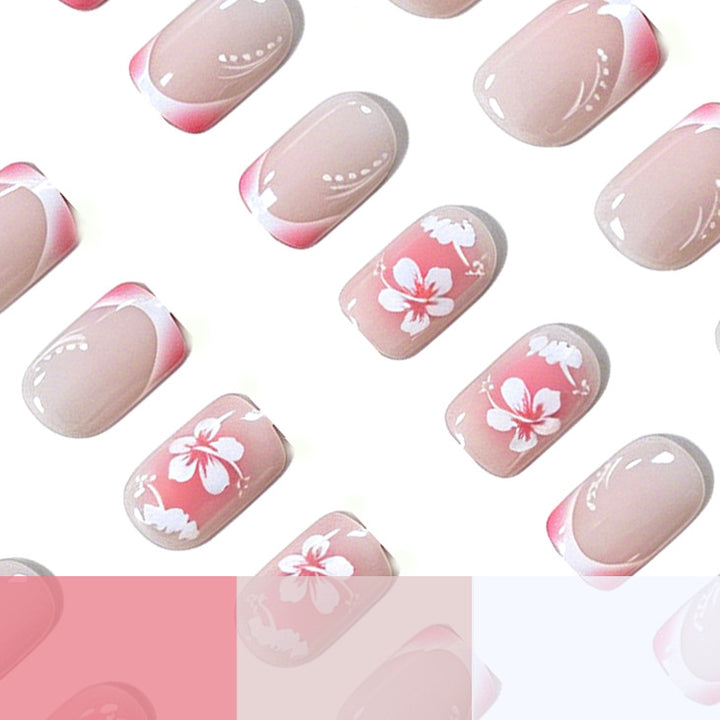 Floral Acrylnageldesign Karnz