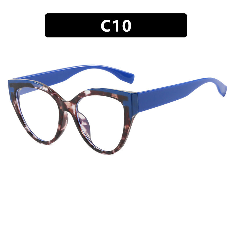 Damen Cat-Eye Sonnenbrille mit extravagantem Rahmen und UV-Schutz Karnz