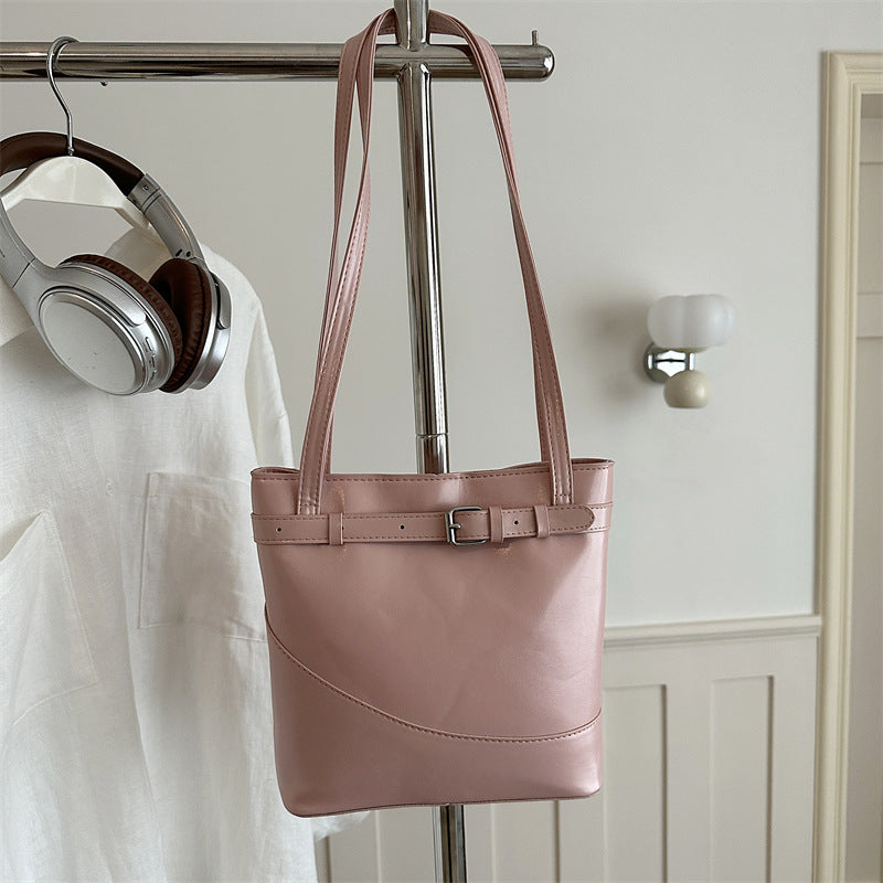 Elegante Kunstleder Schultertasche