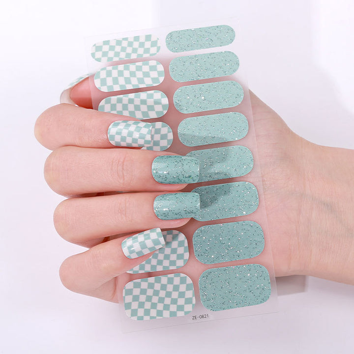 Elegante Nagelkunst Aufkleber