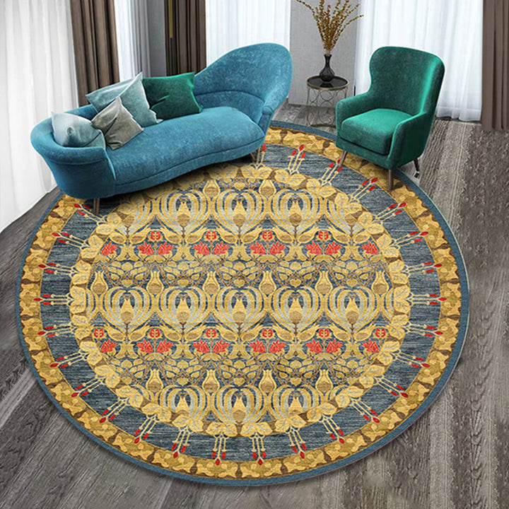 Künstlerisches Mandala-Muster Teppich