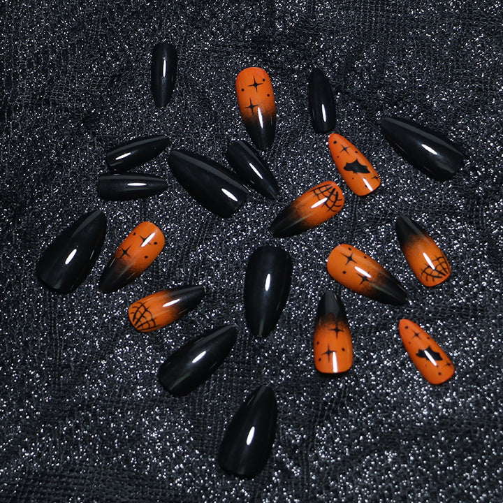Halloween-Themen Press-On Nagelkunst-Set Karnz