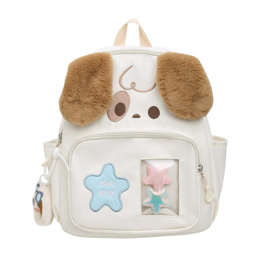 Kawaii Plüsch-Rucksack mit Hundedesign Karnz