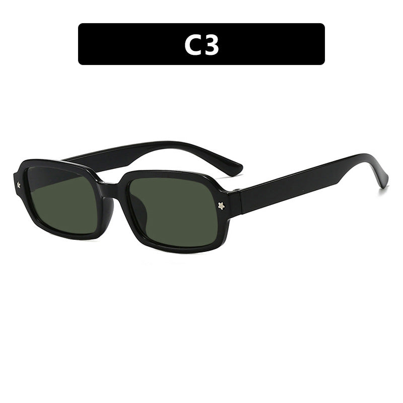 Damen modische Rechtecksonnenbrille mit herausragendem Design und schützendem UV-Filter Karnz