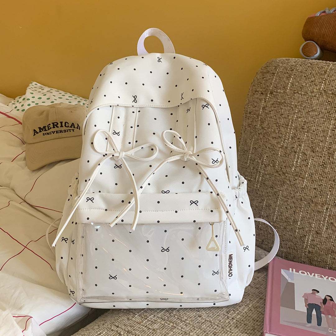 Stylischer gepunkteter Rucksack Karnz