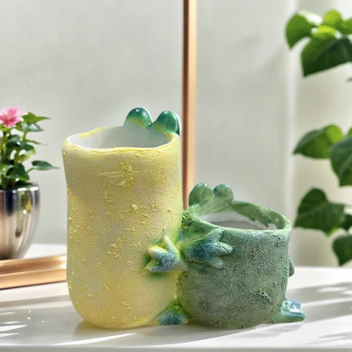 Dekorative Pflanzenübertopf in Froschdesign Karnz