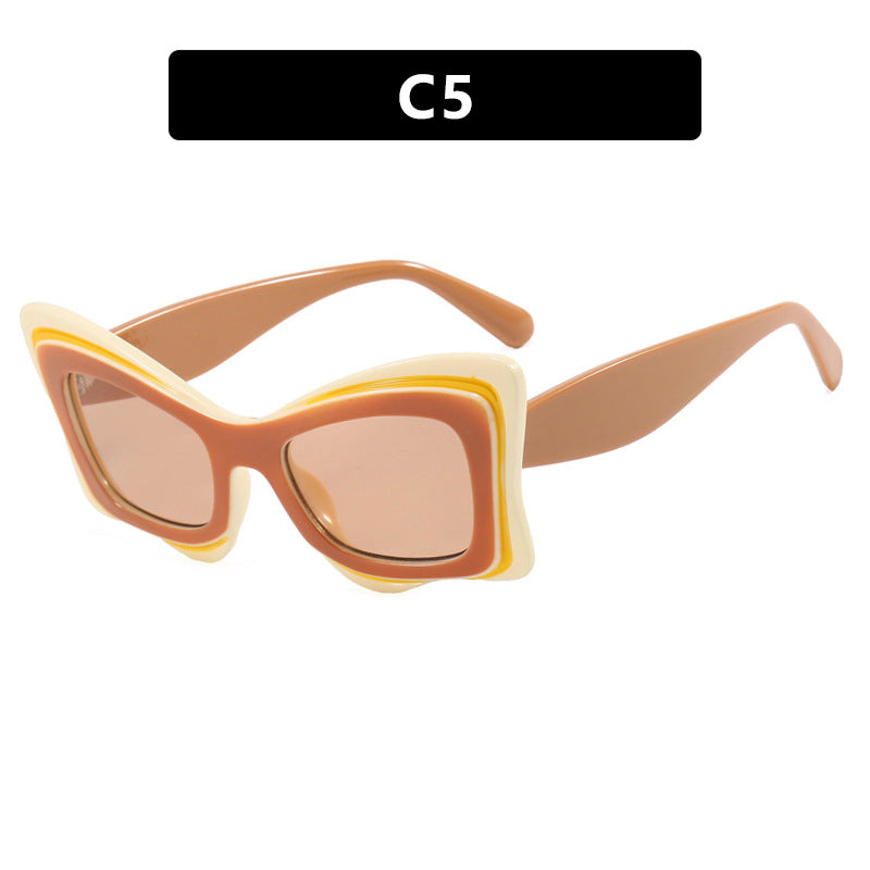Damen oversized Sonnenbrille im extravaganten Design Karnz