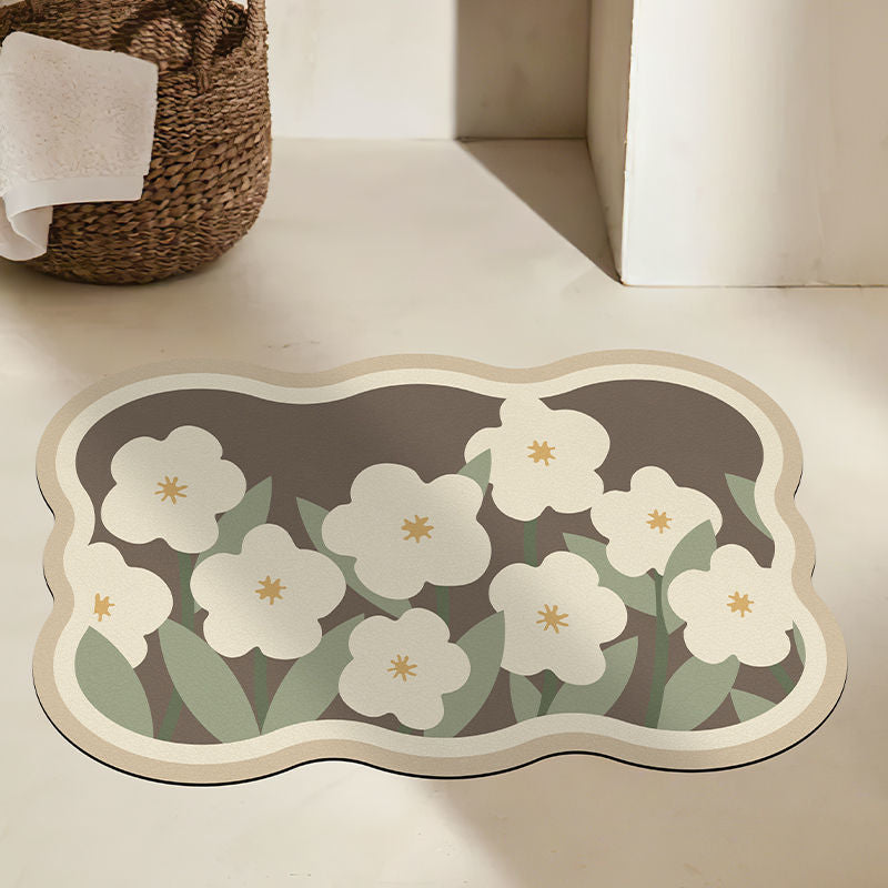 Florale dekorative Teppichmatte für die Wohnkultur