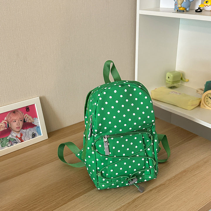 Stylischer Polka-Dots-Rucksack Karnz