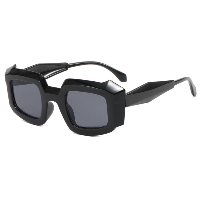 Damen trendige geometrische Sonnenbrille Karnz