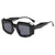 Damen trendige geometrische Sonnenbrille Karnz