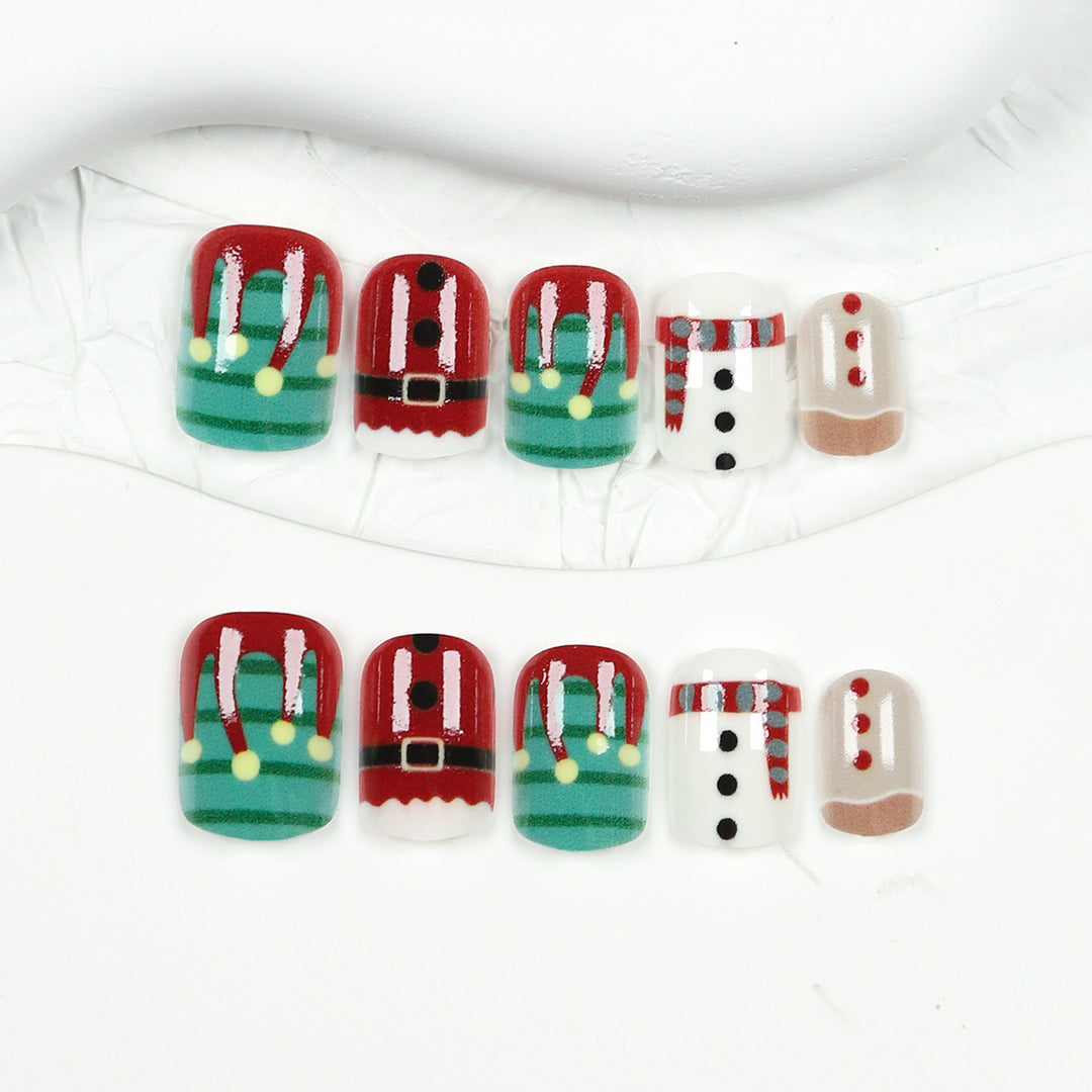 Festliches Feiertags-Nagelkunst-Set Karnz